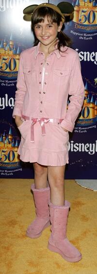 Alyson Stoner at the "Gold Carpet" during the Disneyland 50th Anniversary Celebration.