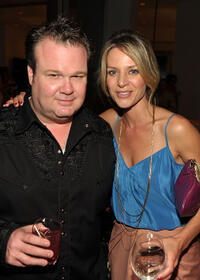 Eric Stonestreet and Jessalyn Gilsig at the 9th Annual InStyle summer soiree in California.