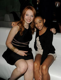 Jacqueline Emerson and Amandla Stenberg at the after party of the California premiere of "The Twilight Saga: Breaking Dawn - Part 1."