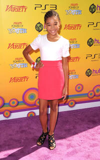Amandla Stenberg at the Variety's 5th Annual Power Of Youth Event in California.