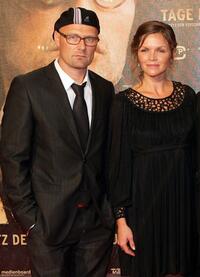 Ole Christian Madsen and Stine Stengade at the German premiere of "Flame and Citron."
