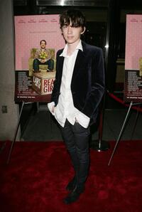 Liam Aiken at the premiere of "Lars And The Real Girl."