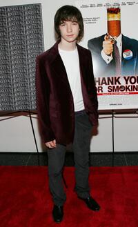 Liam Aiken at the premiere of "Thank You For Smoking."