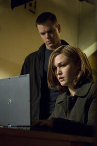 Matt Damon and Julia Stiles in "The Bourne Ultimatum."