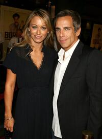 Christine Taylor and Ben Stiller at the premiere of "Borat: Cultural Learnings Of America."