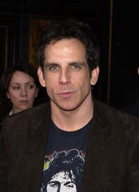 Ben Stiller at the premiere of "Anchorman."