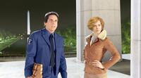 Ben Stiller as Larry Daley and Amy Adams as Amelia Earhart in "Night at the Museum: Battle of the Smithsonian."