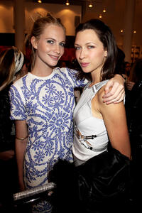 Poppy Delevigne and Margo Stilley at the Gucci Icon Temporary store opening in London.