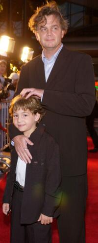 Jonah Bobo and Jordan Roberts at the premiere of "Around the Bend."