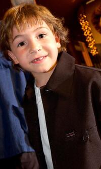 Jonah Bobo at the premiere of "Around the Bend."
