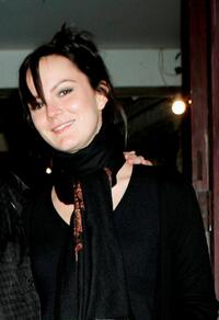 Rachael Stirling at the after party of "Uncle Vanya."