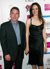 Brian Benben and Madeleine Stowe at the Miramax Pre-Oscar Max Awards party.