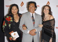 Arigon Starr, Wes Studi and Delanner Studi at the American Indian College Fund Gala.
