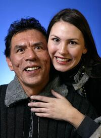 Wes Studi and Guest at the 2004 Sundance Film Festival.