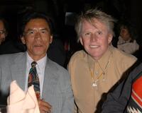 Wes Studi and Gary Busey at the American Indian College Fund Gala.