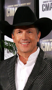 George Strait at the 41st Annual CMA Awards in Tennessee.
