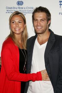 Stacy Keibler and Geoff Stults at the inaugural "Design A Cure" charity event.