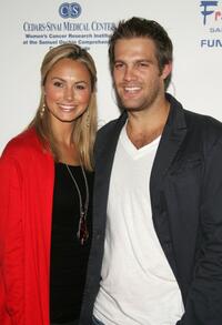 Stacy Keibler and Geoff Stults at the inaugural "Design A Cure" charity event.