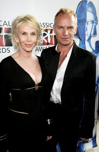 Trudie Styler and Sting at the Classical BRIT Awards 2007.