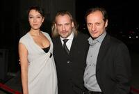 Ursula Strauss, Johannes Krisch and Gotz Spielman at the 81st Academy Awards Foreign Language Film Award reception.