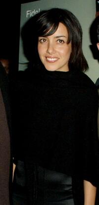 Cecilia Suarez at the world premiere screening of "Fidel."