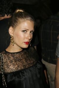 Tara Subkoff at a party at the club The Box.
