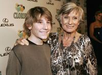 Erik Per Sullivan and Cloris Leachman at the celebration of Cloris Leachman's 60 years in show business.