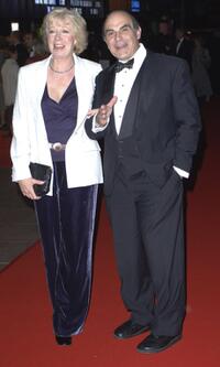 David Suchet and wife Sheila Ferris at The Times BFI London Film Festival.