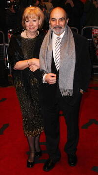David Suchet and Guest at the world premiere of "The Bank Job."