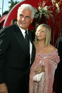 Barbra Streisand and James Brolin at the 56th Annual Primetime Emmy Awards.