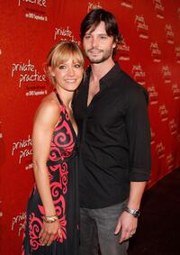KaDee Strickland and Jason Behr at the release party of "Private Practice The Complete First Season" DVD.