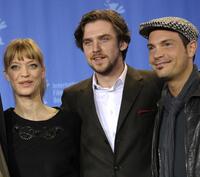 Heike Makatsch, Dan Stevens and Roger Cicero at the photocall of "Hilde" during the 59th Berlinale Film Festival.