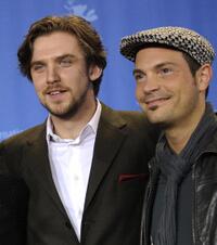 Dan Stevens and Roger Cicero at the photocall of "Hilde" during the 59th Berlinale Film Festival.