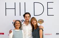 Monica Bleibtreu, Dan Stevens and Heike Makatsch at the photocall of "Hilde."
