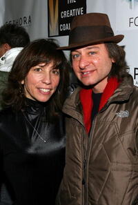 Robin Bronk and Fisher Stevens at the 2008 Sundance Film Festival.