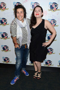Sara Sugarman and Hazel Baillie at the 2012 CBGB Festival Film Premieres.