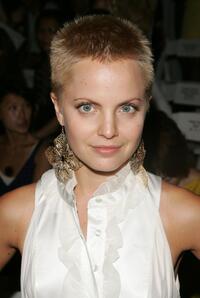 Mena Suvari at the Rebecca Taylor 2008 Fashion Show during the Mercedes-Benz Fashion Week Spring 2008.