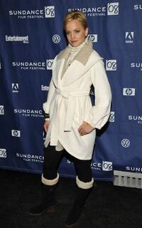 Mena Suvari at the premiere of "The Mysteries Of Pittsburgh" during the Sundance Film Festival.