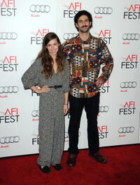 Sophia Takal and director Zach Weintraub at the California premiere of "Holy Motors" during the 2012 AFI Fest.