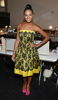 Tika Sumpter at the Milly By Michelle Smith during the Spring 2013 Mercedes-Benz Fashion Week in New York.