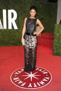 Jessica Szohr at the 2011 Vanity Fair Oscar party in California.