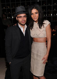 Richie Akiva and Jessica Szohr at the HELP HAITI Benefiting The Ben Stiller Foundation and The J/P Haitian Relief Organization in New York.