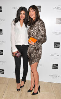 Jessica Szohr and founder/president of Tamara Mellon Jimmy Choo at the Jimmy Choo Fragrance launch in New York.