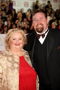 Magda Szubanski and Shane Jacobson at the 50th Annual TV Week Logie Awards.