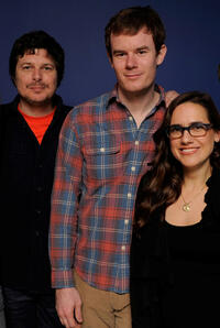 Kent Osborne, Joe Swanberg and Jennifer Prediger at the 2011 Sundance Film Festival in Utah.