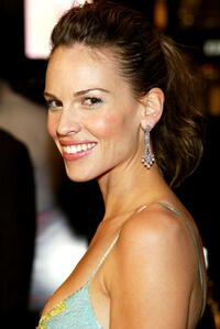 Hilary Swank at the premiere of “Iron Jawed Angels” in Los Angeles. 