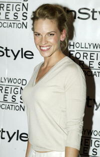Hilary Swank at the In Style Party in Toronto, Canada.