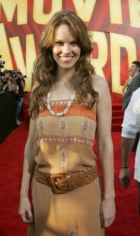 Hilary Swank at the 2005 MTV Movie Awards in Los Angeles.