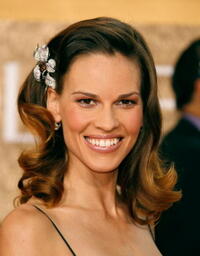 Hilary Swank at the 64th Annual Golden Globe Awards in Beverly Hills.