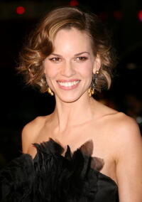 "P.S. I Love You" star Hilary Swank at the Hollywood premiere.